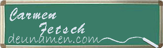 Carmen Fetsch Visitenkarte